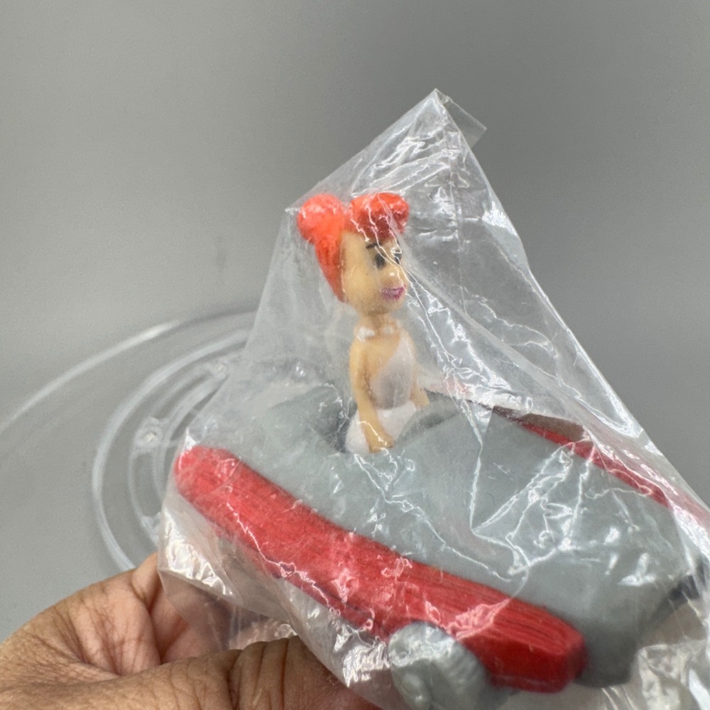 Denny's The Flintstones Wilma Toy Car Vintage 1990 Hanna-Barbera Retro 90s Toy